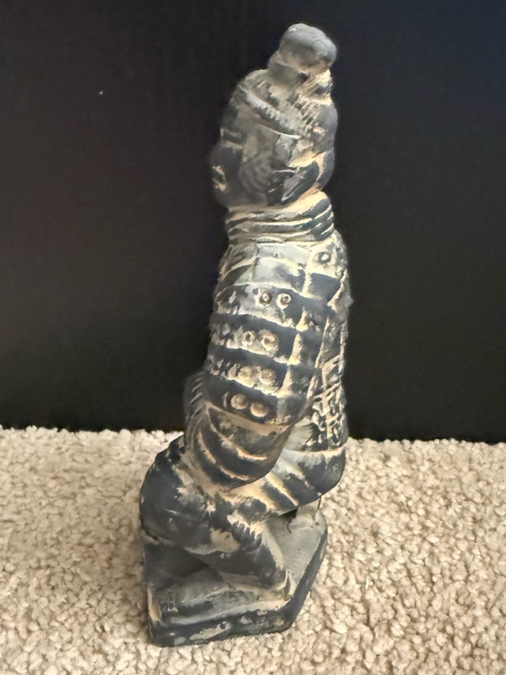 HOM Terra Cotta Archer Statue 8” Terracotta Warrior Soldier Figurine Decor - Picture 5 of 6